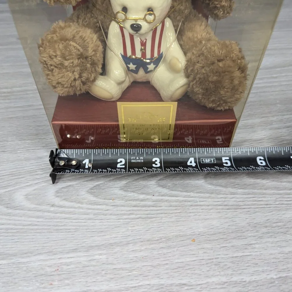 Lenox American Bears Teddy Bear 100th Anniversary Plush & Ornament NIB